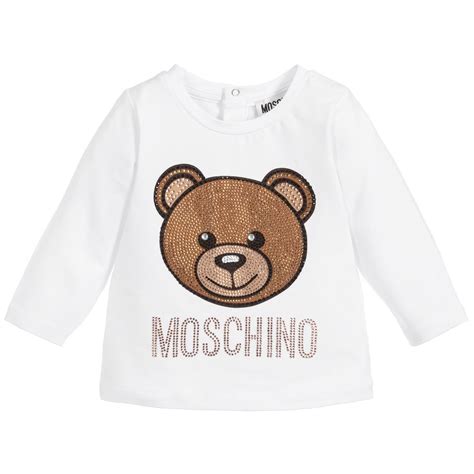 moschino top white|moschino top girls.